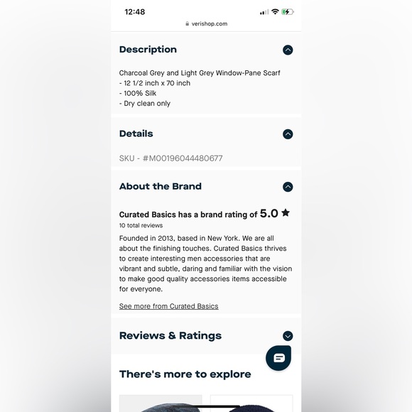 CURATED BASICS - 100% silk scarf - Picture 2 of 5